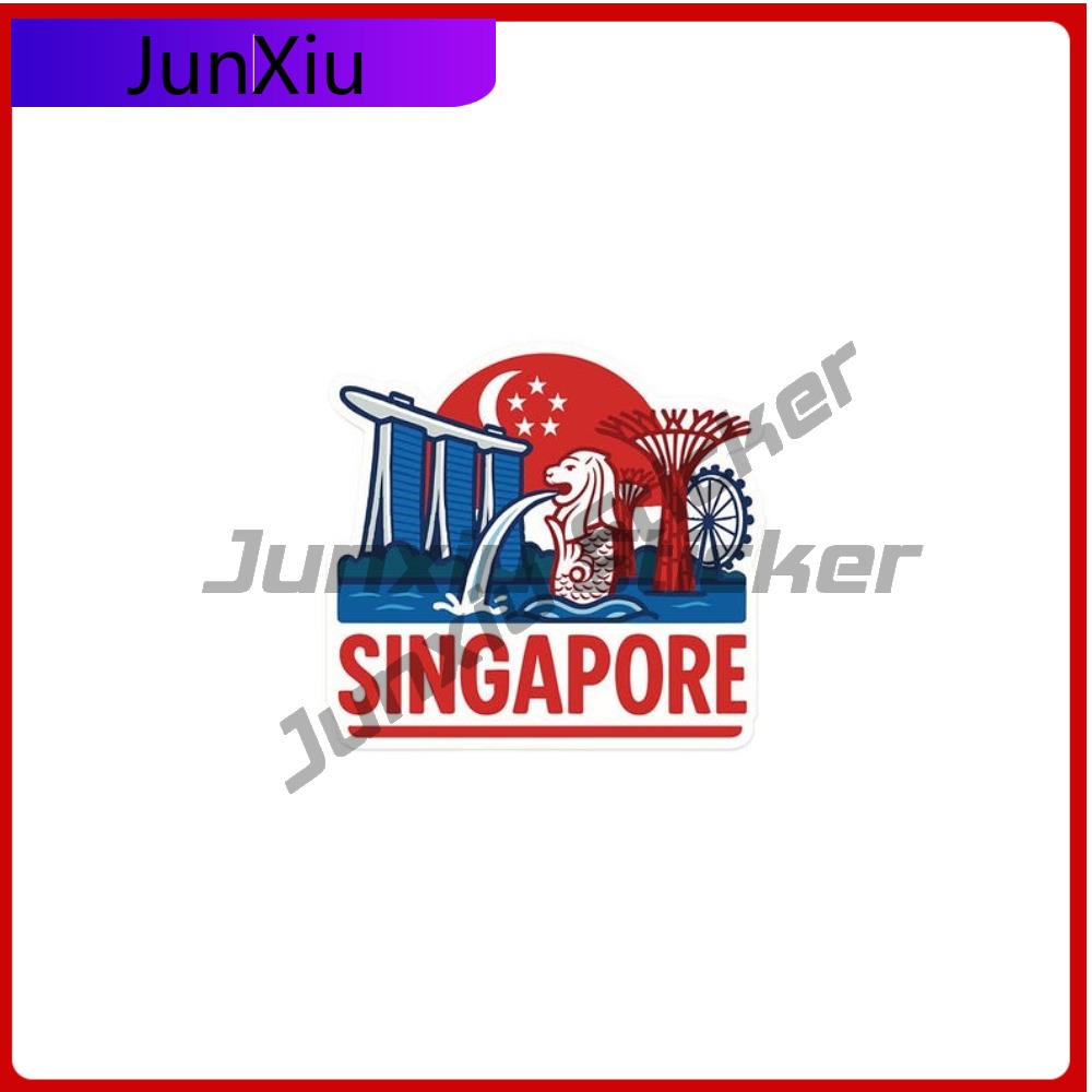Car Accessories Singapore - Singapore Sticker Accessoire Decoratieve Vinyl Decal