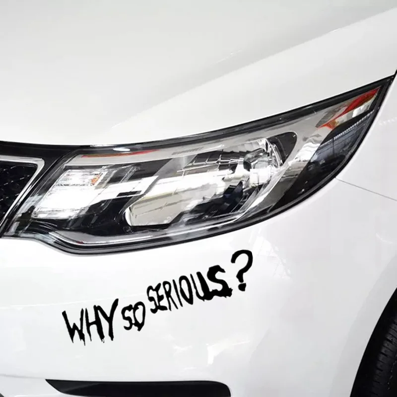 Car Accessories Joker - Autostickers Filmlijnen Joker Persoonlijkheid Creatieve letters