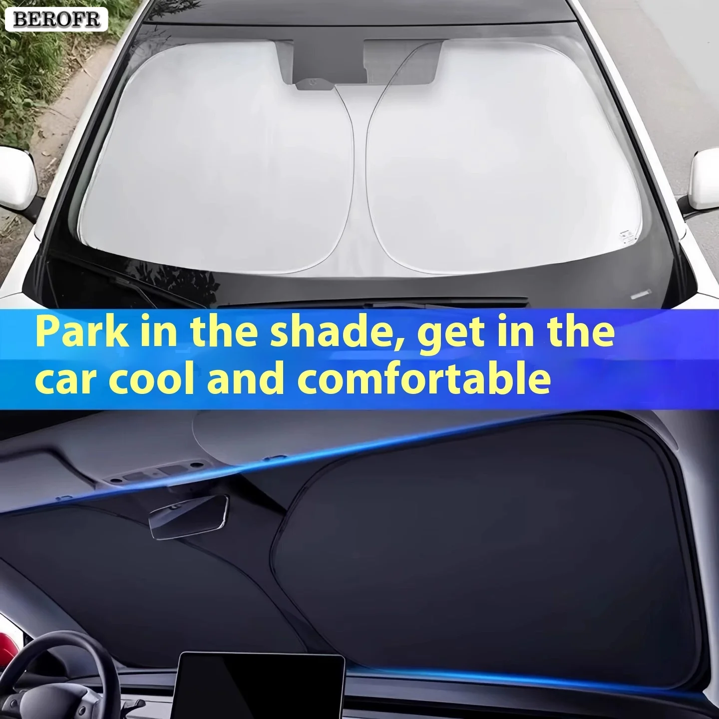 Auto Voorruit Zonnescherm Afde - Car Accessories Yate recensie en prijs