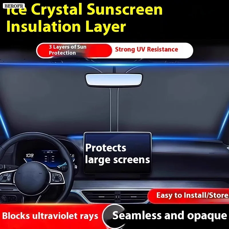 Auto Voorruit Zonnescherm Afde - Car Accessories Yate recensie en prijs