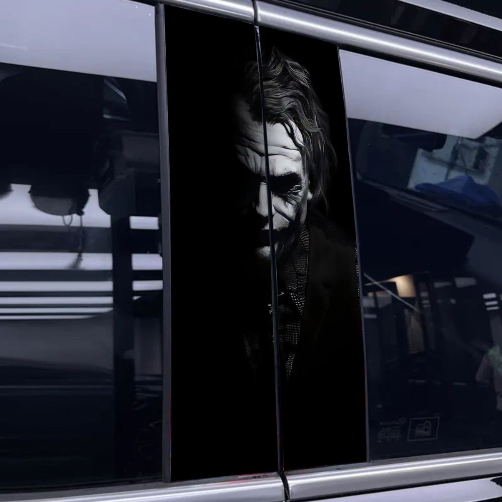 2 STUKS van zwarte grappige ma - Car Accessories Joker recensie en prijs