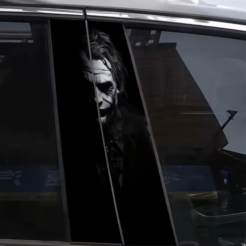 2 STUKS van zwarte grappige ma - Car Accessories Joker recensie en prijs