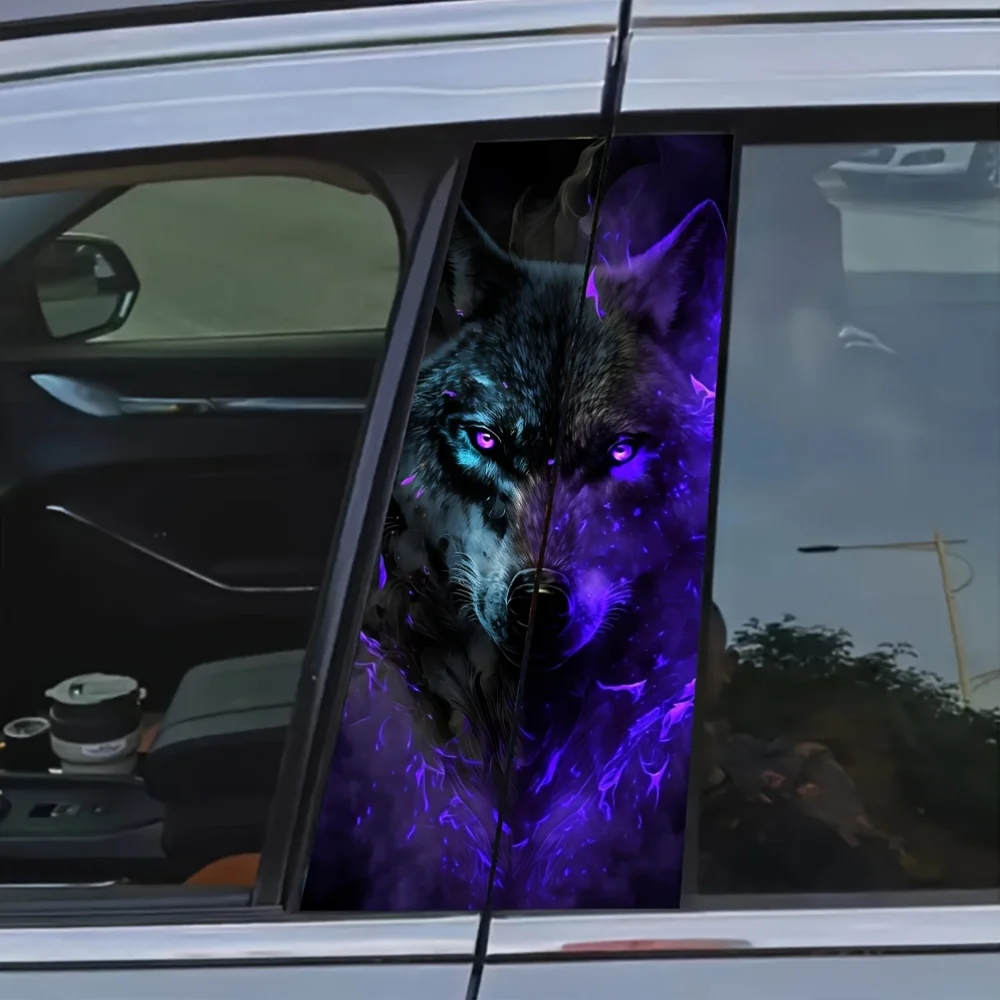 2-delige vinyl Cool Wolf stick - Car Accessories Joker recensie en prijs