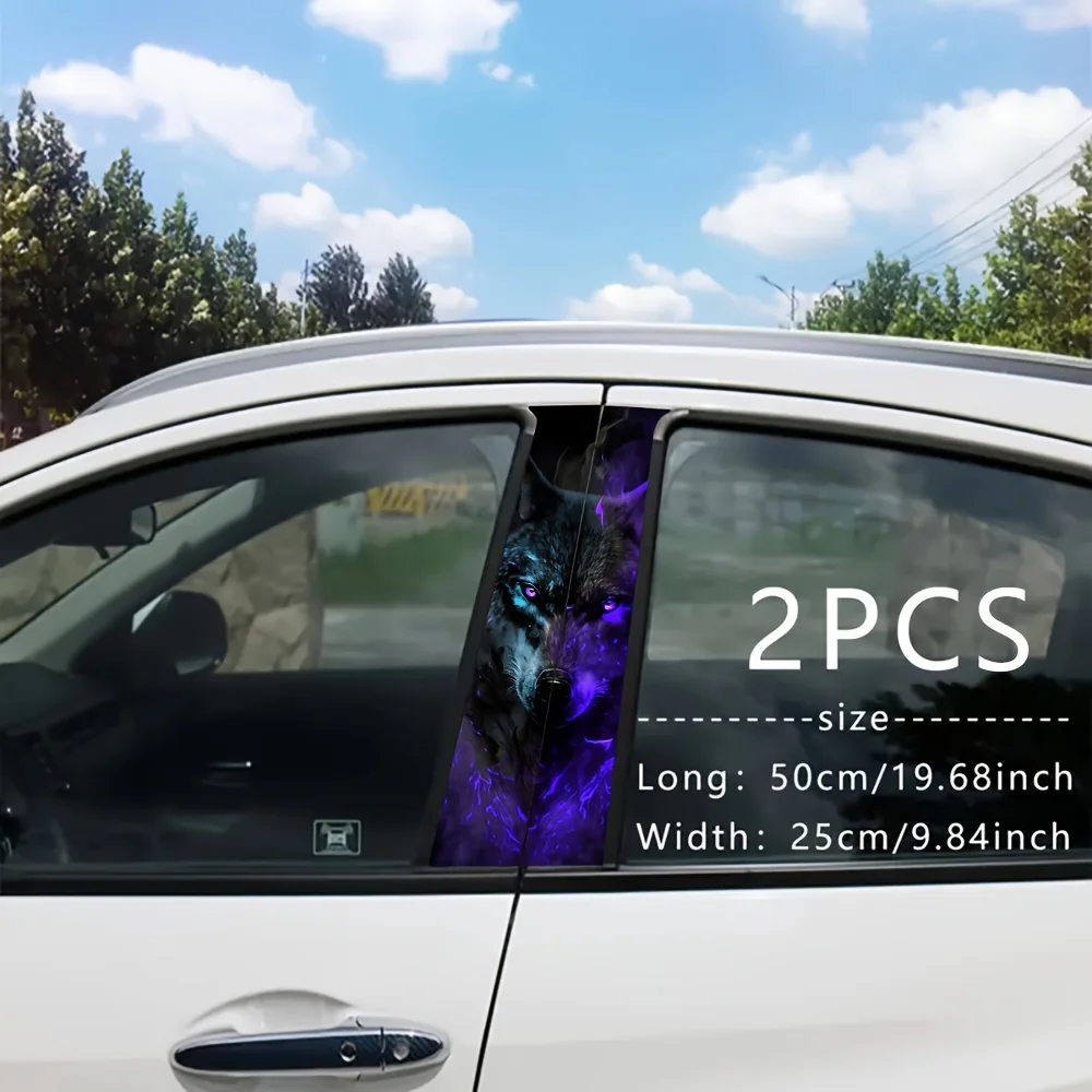 2-delige vinyl Cool Wolf stick - Car Accessories Joker recensie en prijs