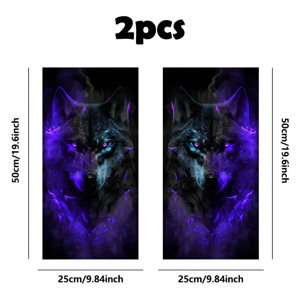 2-delige vinyl Cool Wolf stick - Car Accessories Joker recensie en prijs