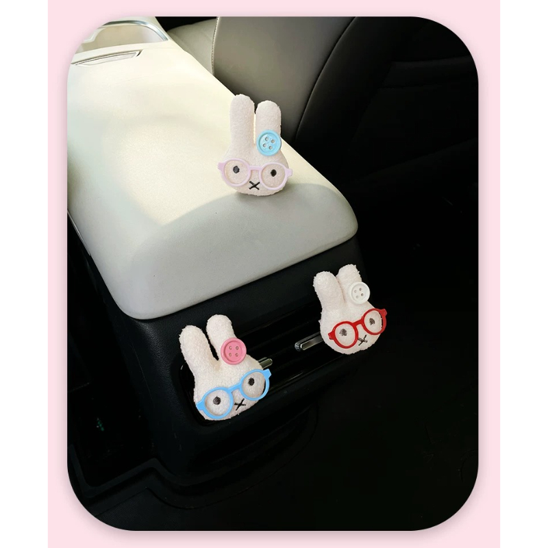 Schattig konijn met bril Auto  - Car Accessories Perfume recensie en prijs